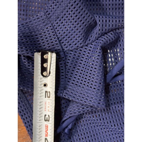 NEW Splendid Womens S Mesh Athletic lined Workout Running Activewear Blue Short - Picture 7 of 8
